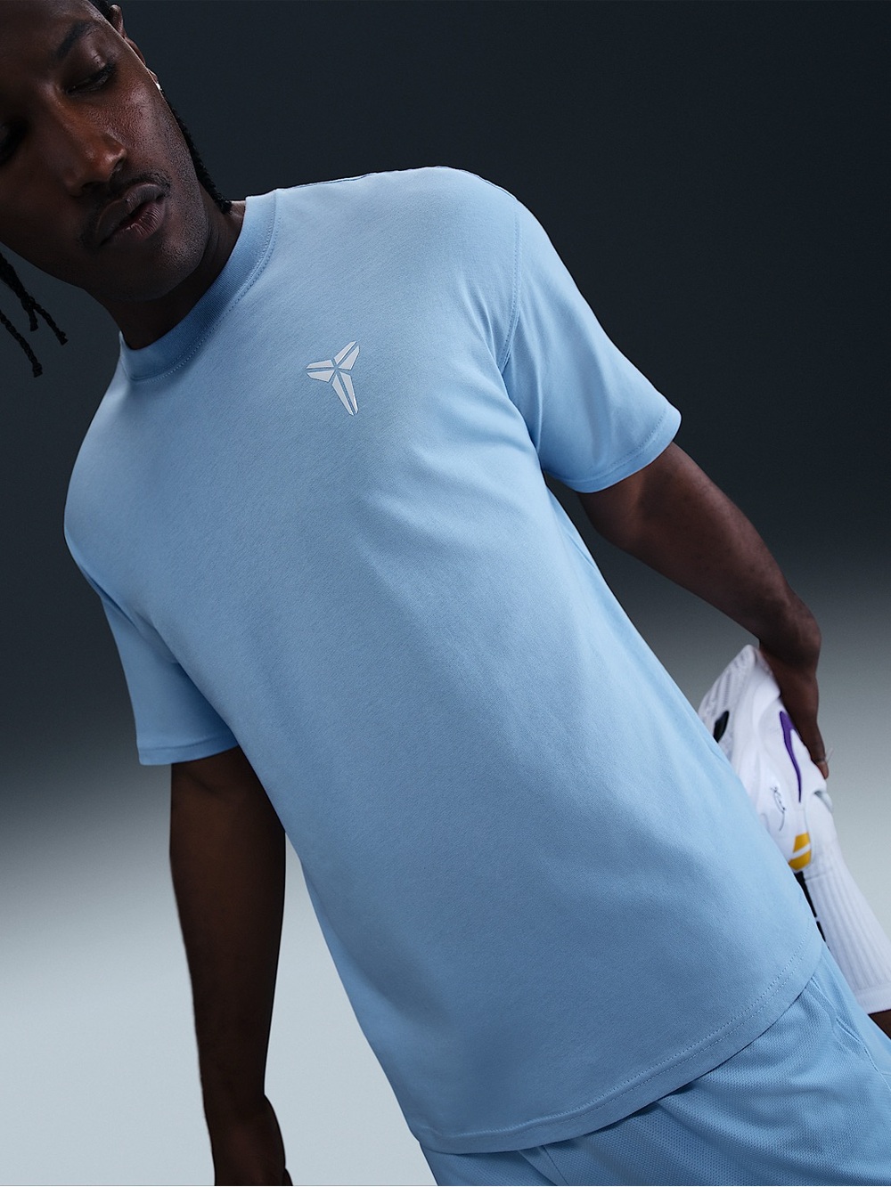 Nike Kobe Bryant “Mamba Mentality” Basketball T-Shirt -‎ Light Blue - XL